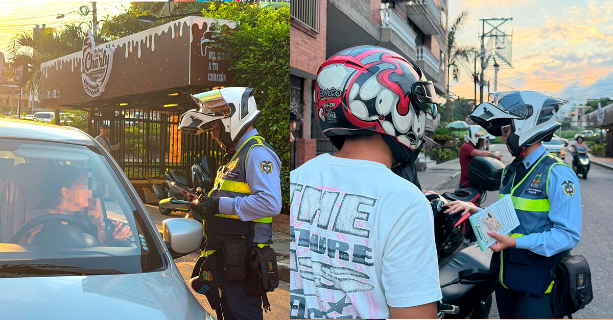 Motociclistas fueron sorprendidos haciendo maniobras peligrosas en la calle 60 de Ibagué